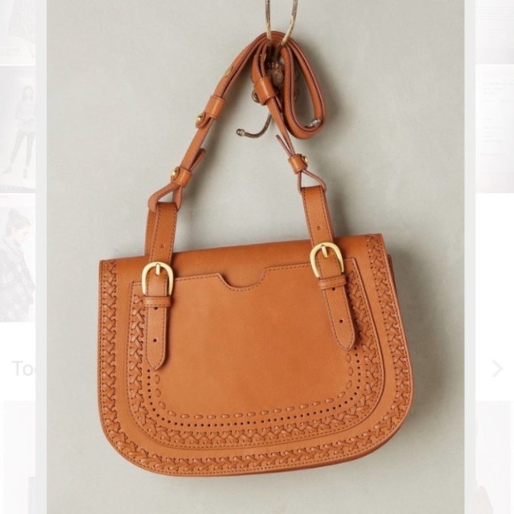 New Anthropologie Peyson Shoulder Bag Brown